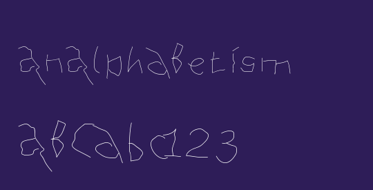 AnAlphaBetIsm
