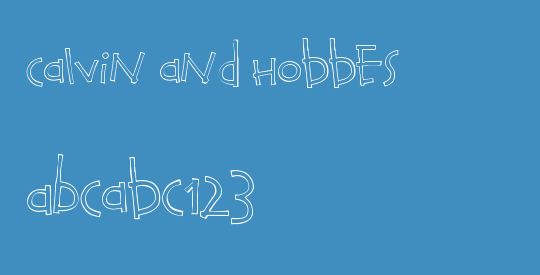 Calvin and Hobbes