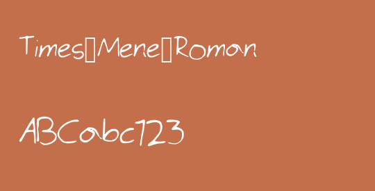 Times_Mene_Roman