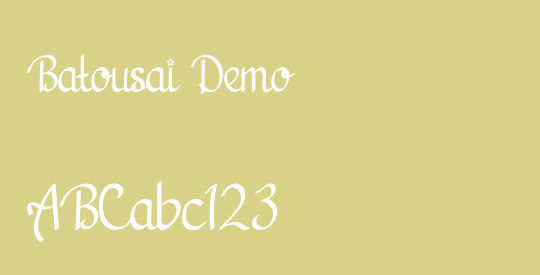 Batousai Demo