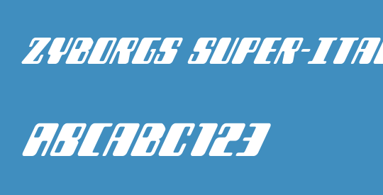 Zyborgs Super-Italic