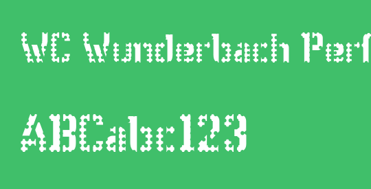 WC Wunderbach Perfo Bta