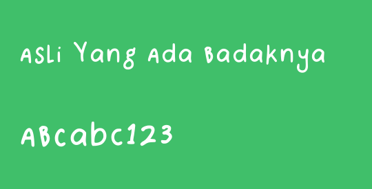 Asli Yang Ada Badaknya