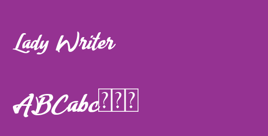 Lady Writer