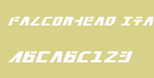 Falconhead Italic
