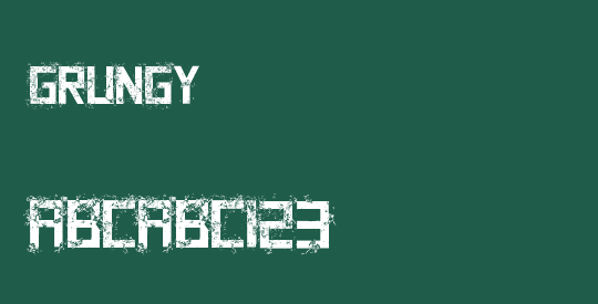 Grungy
