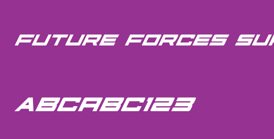 Future Forces Super-Italic