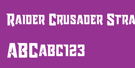 Raider Crusader Straight