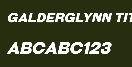 Galderglynn Titling