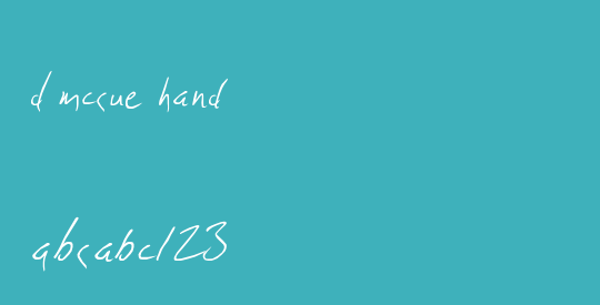 D McCue Hand