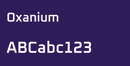 Oxanium