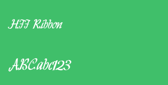 HFF Ribbon