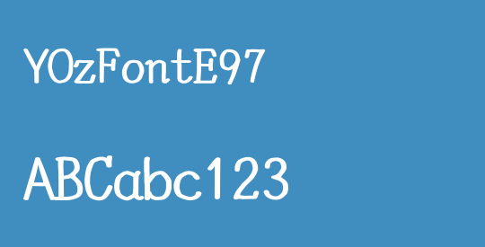 YOzFontE97