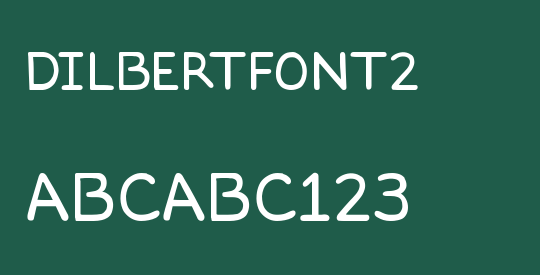 DILBERTFONT2