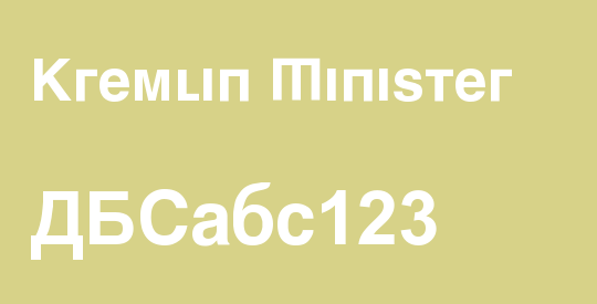 Kremlin Minister