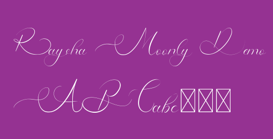 Raysha Moonly Demo