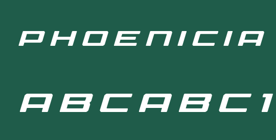 Phoenicia Title Italic