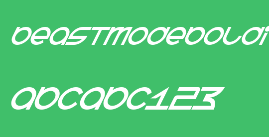 BeastModeBoldItalic