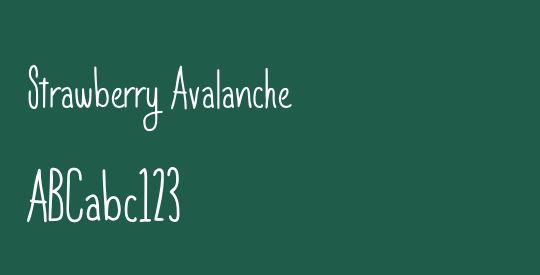 Strawberry Avalanche