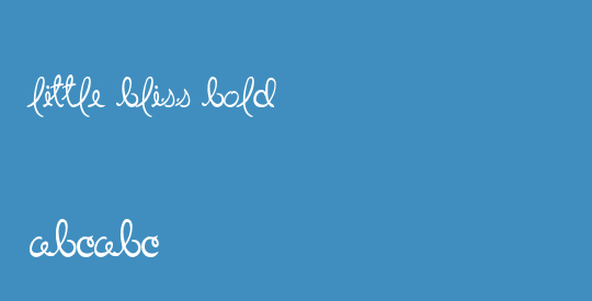Little Bliss Bold