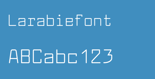 Larabiefont