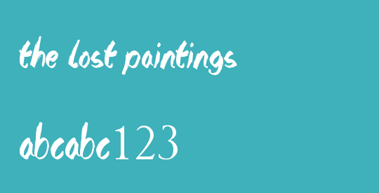The Lost Paintings