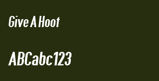 Give A Hoot