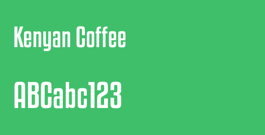Kenyan Coffee