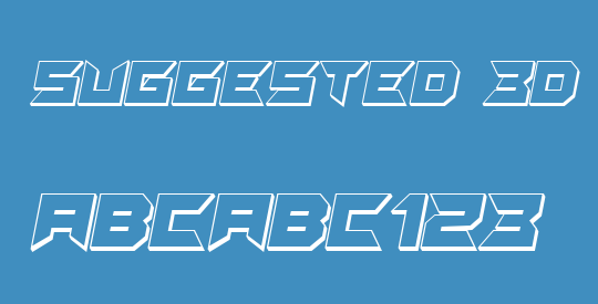 Suggested 3D