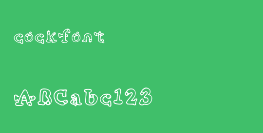 cockfont