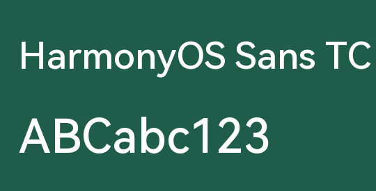 HarmonyOS Sans TC Medium