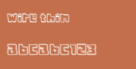 Wire Thin