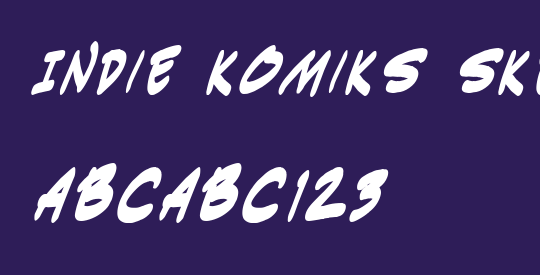 Indie Komiks Sketch