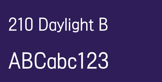210 Daylight B