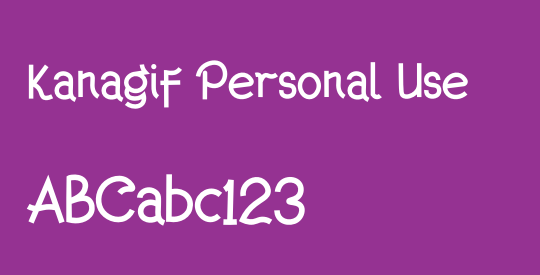 Kanagif Personal Use