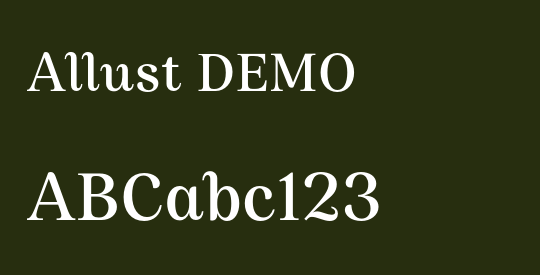Allust DEMO