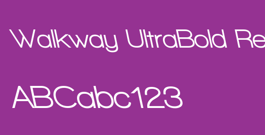 Walkway UltraBold RevOblique