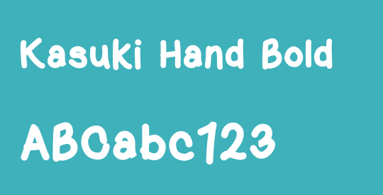 Kasuki Hand Bold