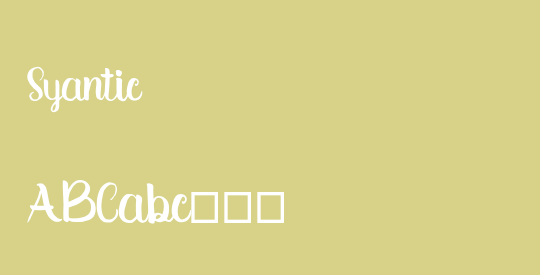 Syantic
