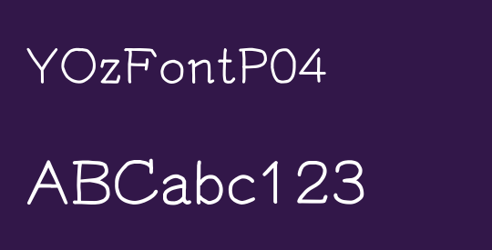 YOzFontP04