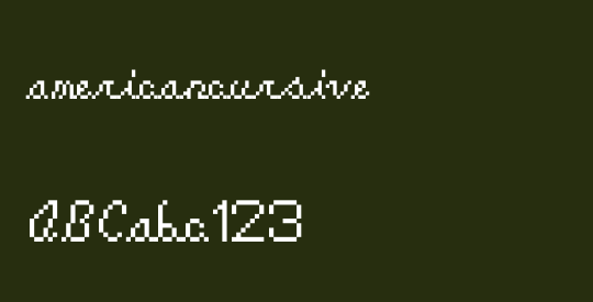 americancursive