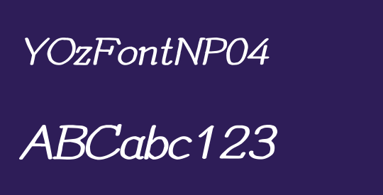 YOzFontNP04