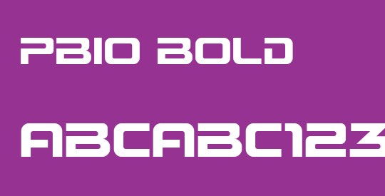 PBIO Bold