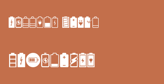Battery Icons