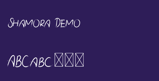 Shamora Demo