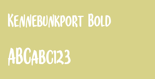 Kennebunkport Bold