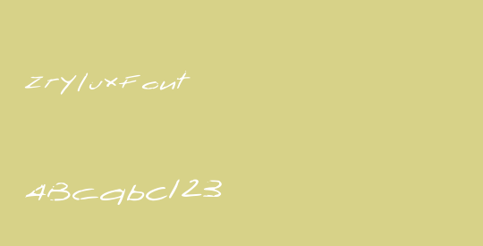 ZryluxFont