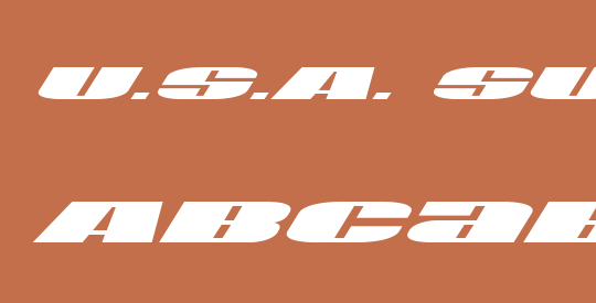 U.S.A. Super-Italic