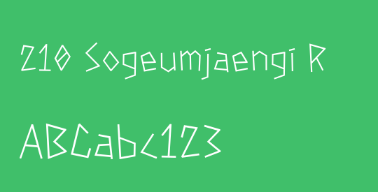 210 Sogeumjaengi R