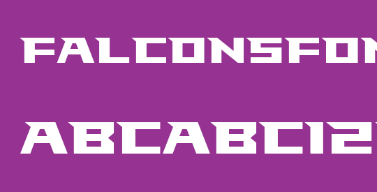 FalconsFont